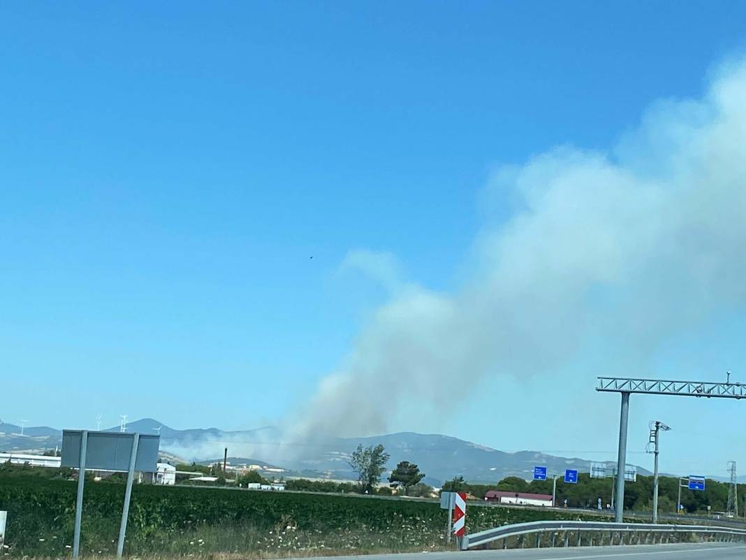 Çanakkale'de orman yangını: Havadan karadan müdahale ediliyor 5